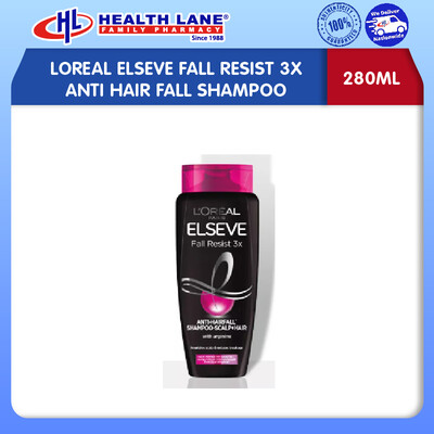LOREAL ELSEVE FALL RESIST 3X ANTI RAMBUT FALL SYAMPU (280ML)